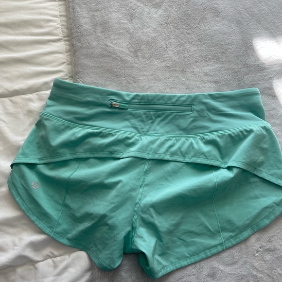 Blue Lululemon speed up shorts - Picture 2 of 3